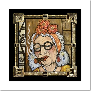 Cigar Lady Posters and Art